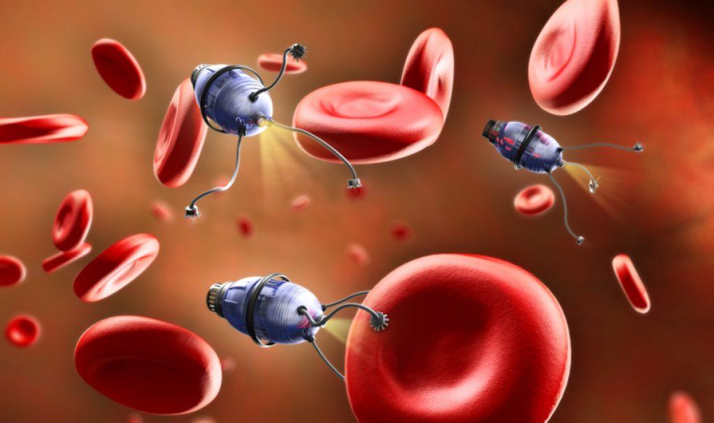 nanoparticles in action against blood cells