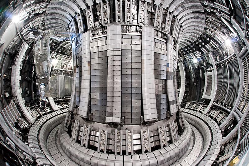 inside iter tokamak fusion reactor